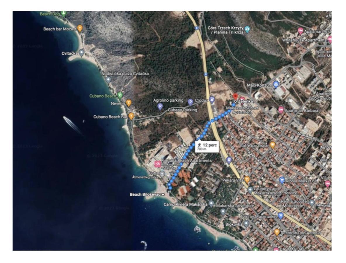 Ferienwohnung Makazura Sunset Makarska Exterior foto